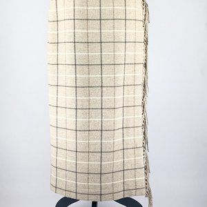 High Quality Brooks Brothers Plaid Wool Skirt